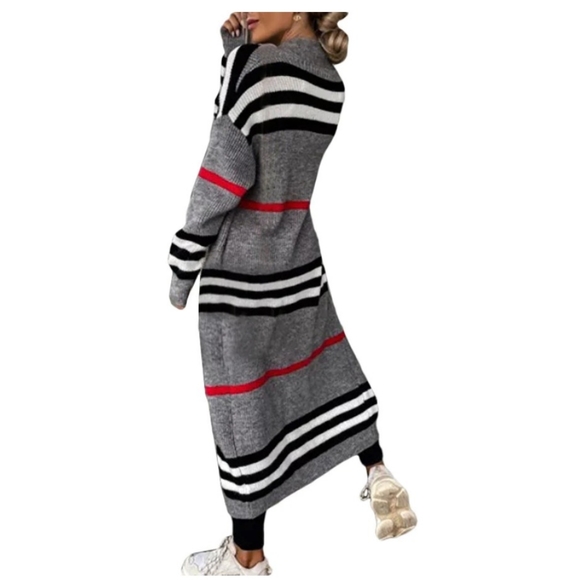 Oversize long sleeve cardigan - Picture 2 of 3